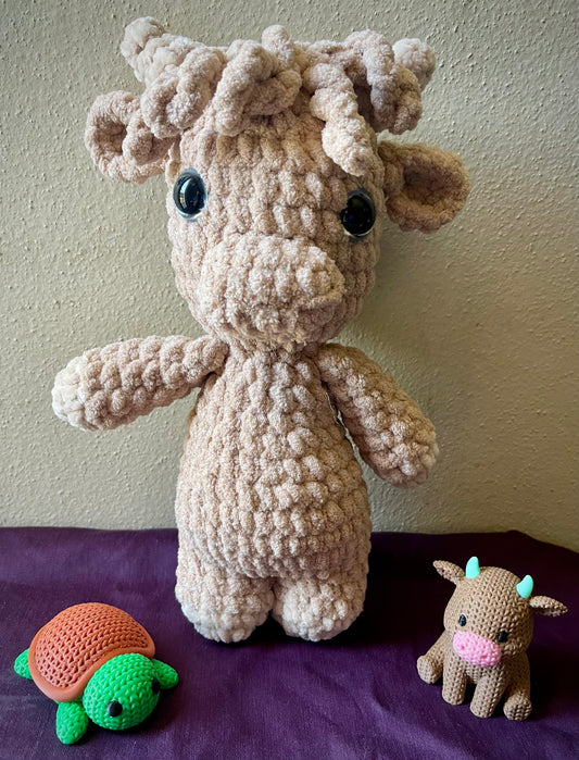Crochet highland cow