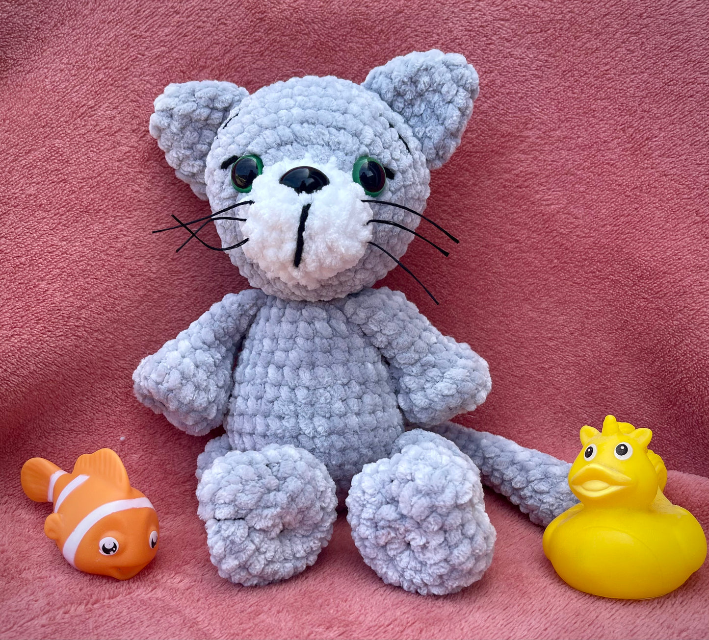 Crocheted cat