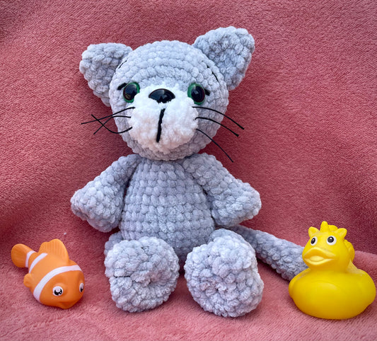 Crocheted cat