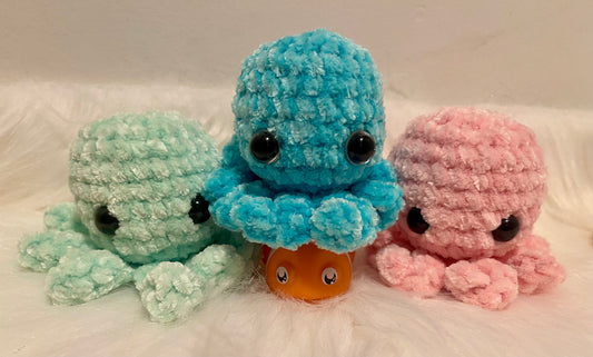 Crochet mini octopus
