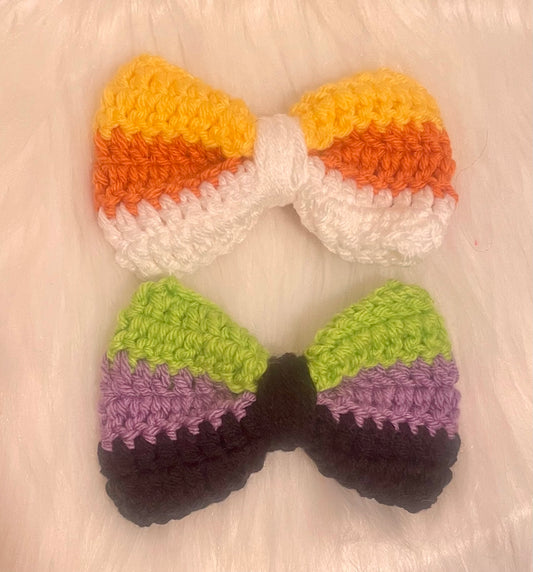 Crochet Large hair clips