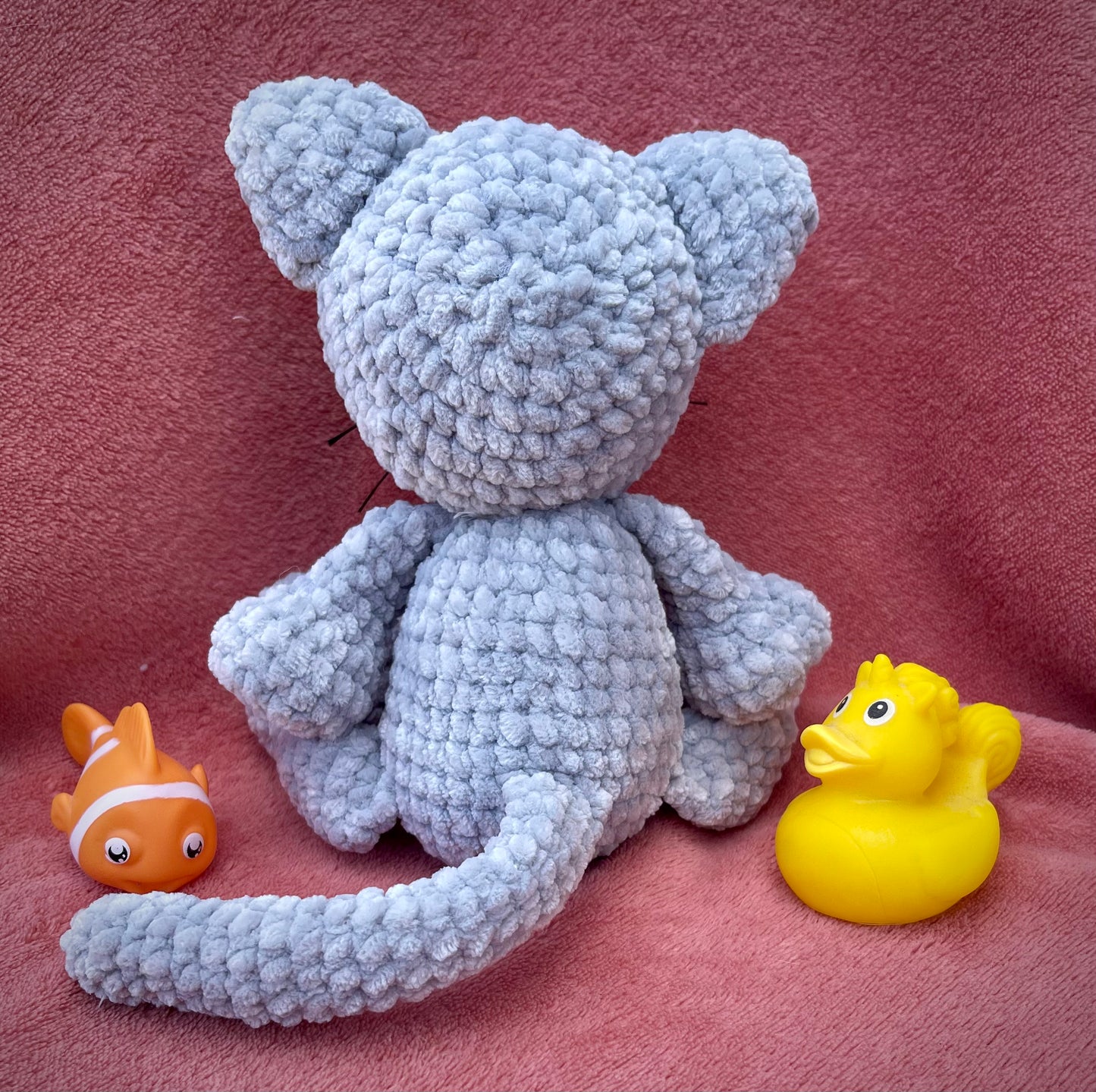 Crocheted cat