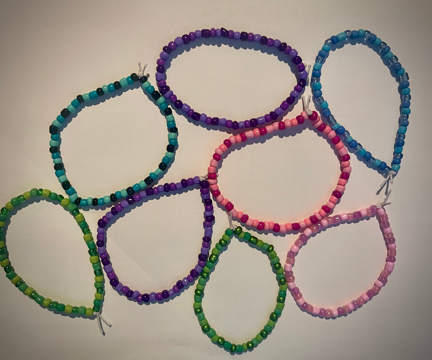Kaylee's on live homemade bracelets(small beads)